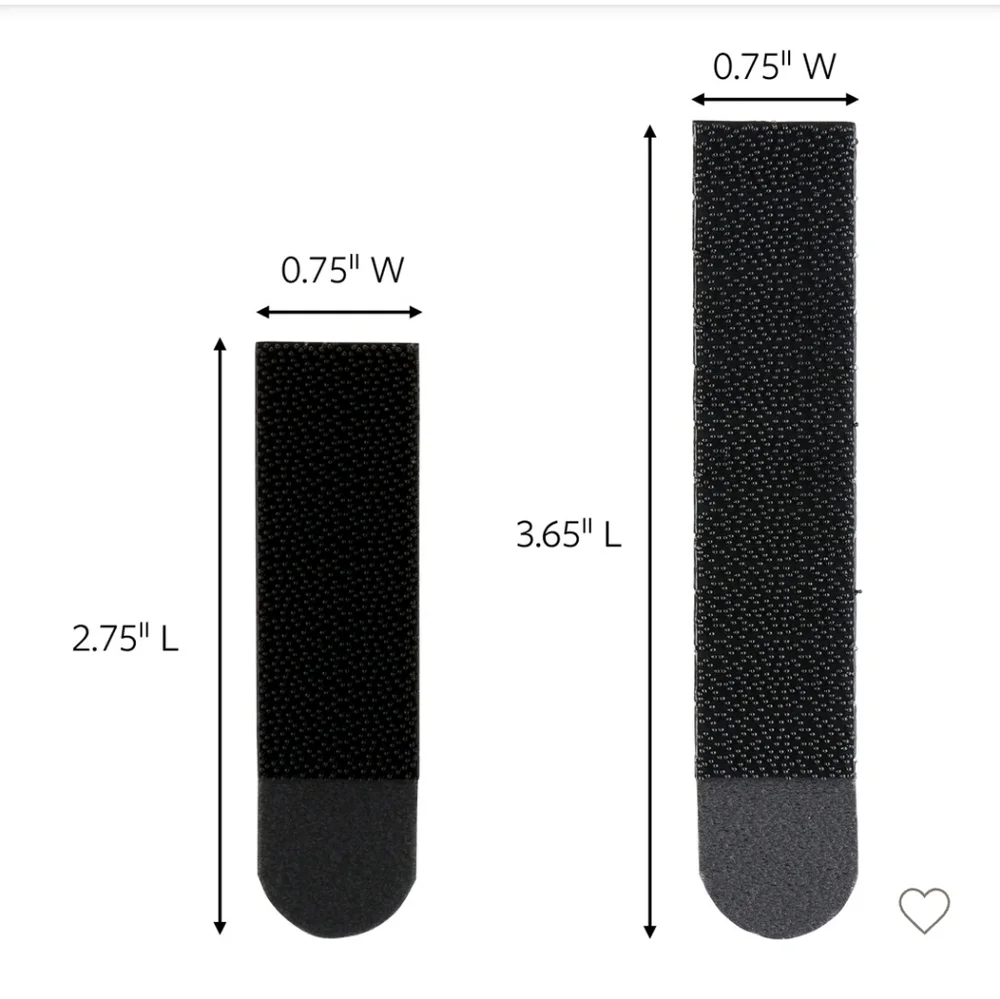 Command 28pc M/L Black Picture Hanging Strips